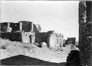 Ruins of Old Oraibi, Third Mesa, March 1944.  HCPO.PH.2003.1.HE4.7
