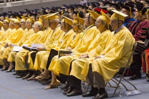 The Golden Graduates at Commencement. Photo courtesy of David Slipher, Alumni Relations.