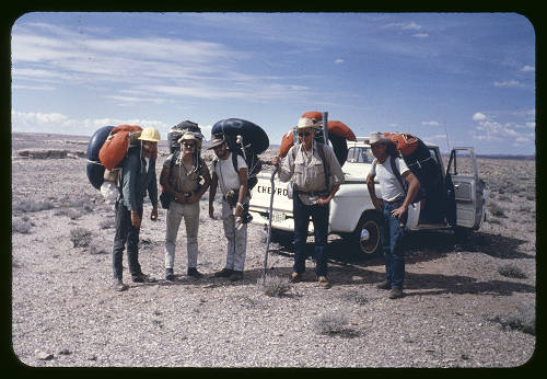 Bob Philips, Bob Marvos, Gene Walker, Vern Taylor, and Me
Bob Philips, Bob Marvos, Gene Walker, Vern Taylor, and Me
</br><a href="http://archive.library.nau.edu/cdm/ref/collection/cpa/id/119561" target="_blank">George Billingsley Collection NAU.PH.2000.54.10.1.8</a>