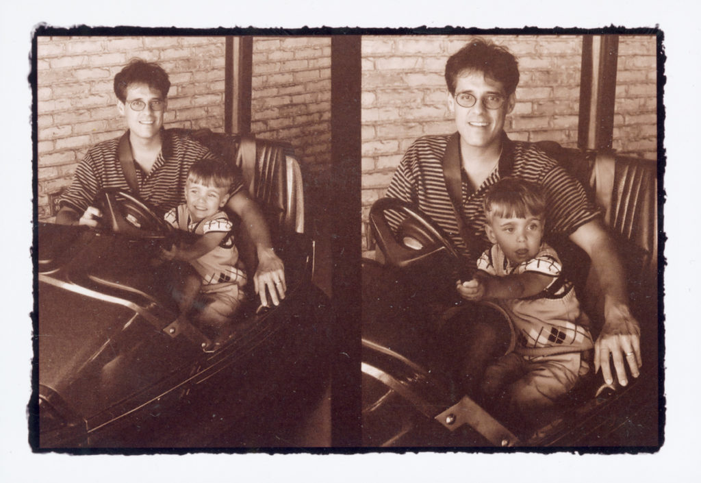 Stephen Bennett with Son Charlie, 2001