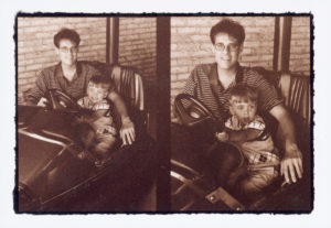 Stephen Bennett with Son Charlie, 2001