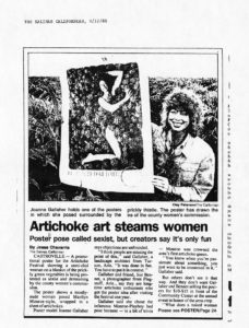 Salinas Californian Article Pg.1, Sept. 1988