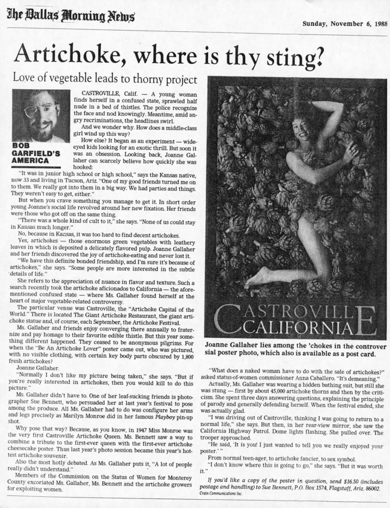 Dallas Morning News Article, Nov. 1988