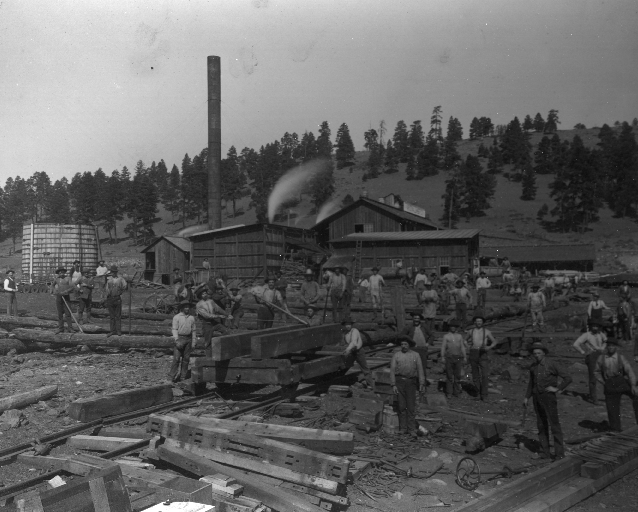 Arizona Lumber and Timber Company lumber-yard.