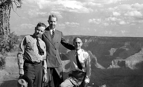 [NAU.PH.96.3.19.21] Bert Lauzon, Maurice Lauzon and Emery Kolb, circa 1945.