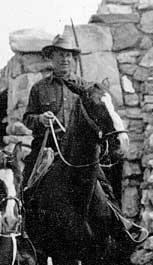 [NAU.PH.96.3.24.48] Bert Lauzon, corral near Lookout Studio, circa 1924-5.