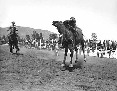 Image of Pow wow rodeo, 1946.